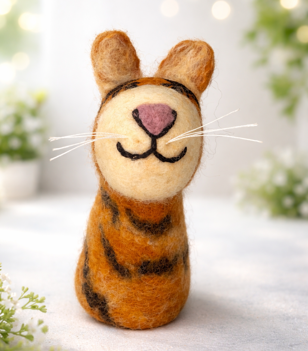 Felt Tiger Egg Warmer