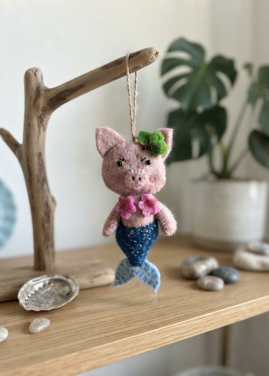 Wool Felt Ornaments – Animal & Cultural Collection