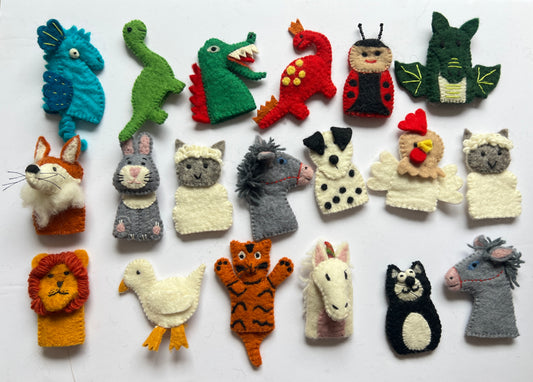 Mix Design Felt Finger Puppets – 10pcs Set