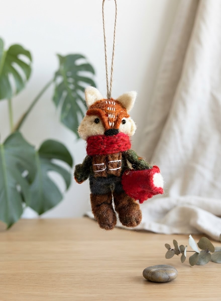 Wool Felt Ornaments – Animal & Cultural Collection