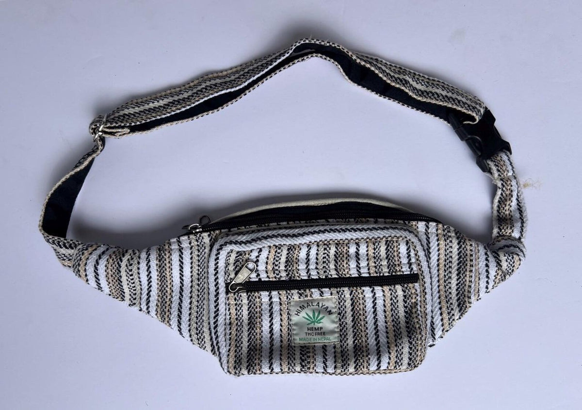 Handcrafted Hemp Fanny Pack | Fair Trade Hip Bag