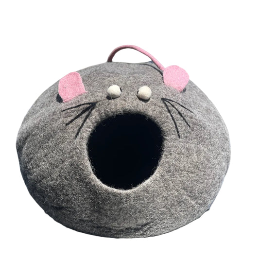 Snuggle Rat Felt Cat Cave