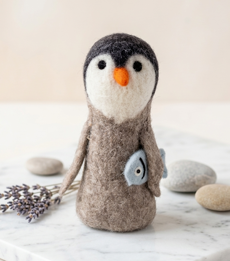 Felt Penguin Egg Warmer