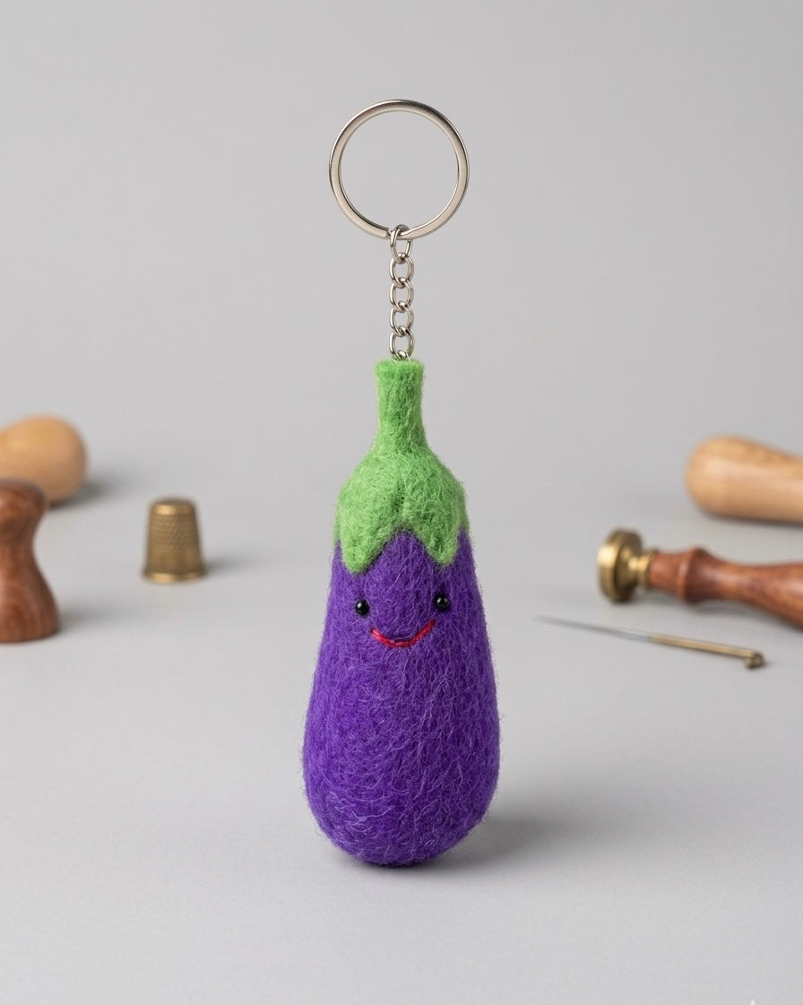 Felt Fruit & Veggie Keychains
