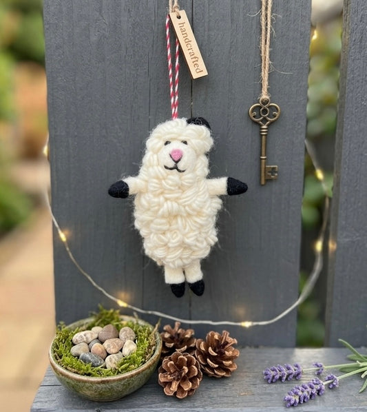 Felt Sheep Ornament