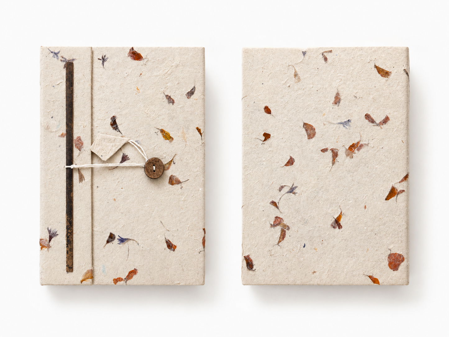 Natural Pressed Flower Writing Notebook