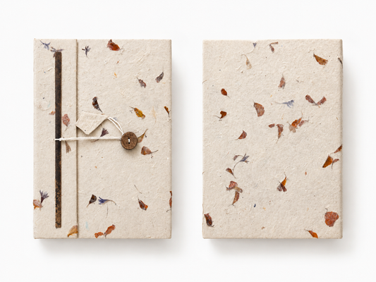 Natural Pressed Flower Writing Notebook