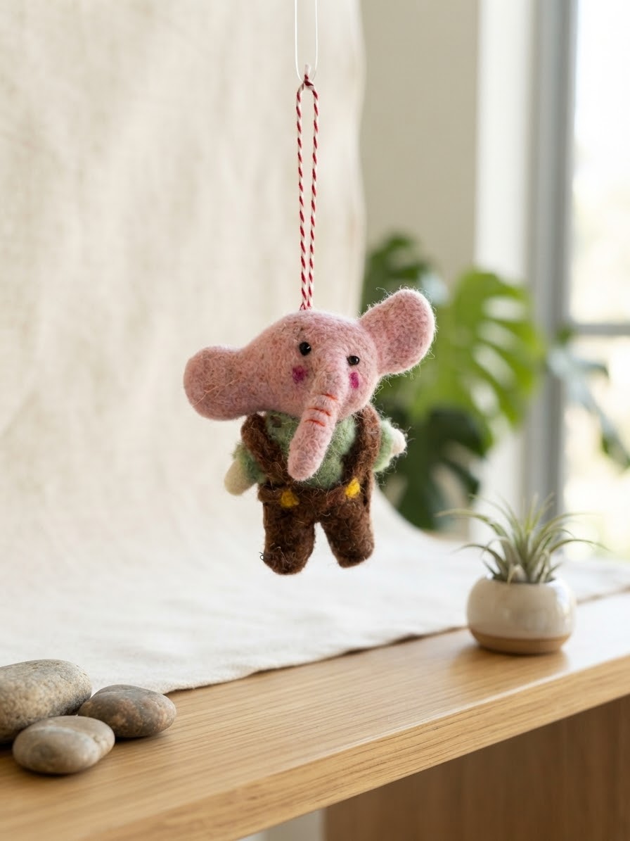 Wool Felt Ornaments – Animal & Cultural Collection