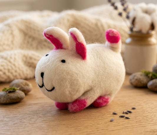 Wool Felt Bunny Toy