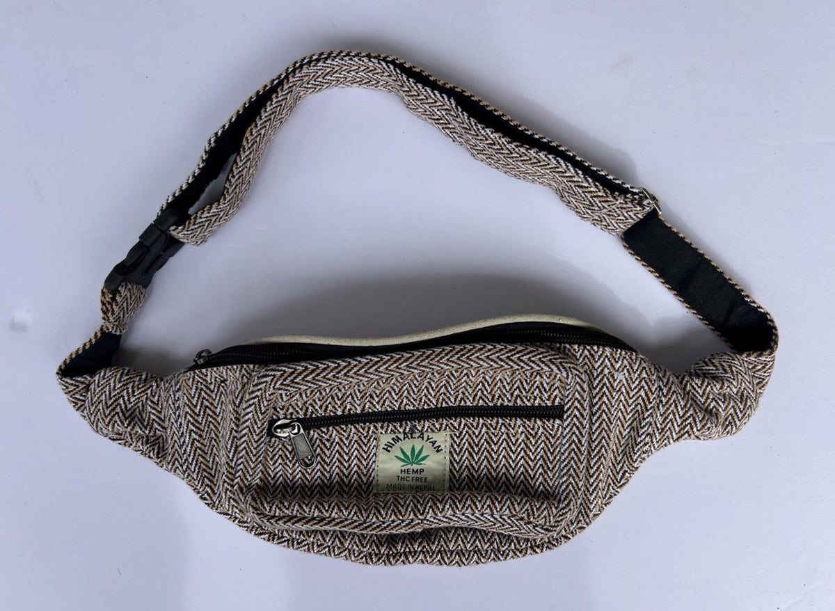 Handcrafted Hemp Fanny Pack | Fair Trade Hip Bag