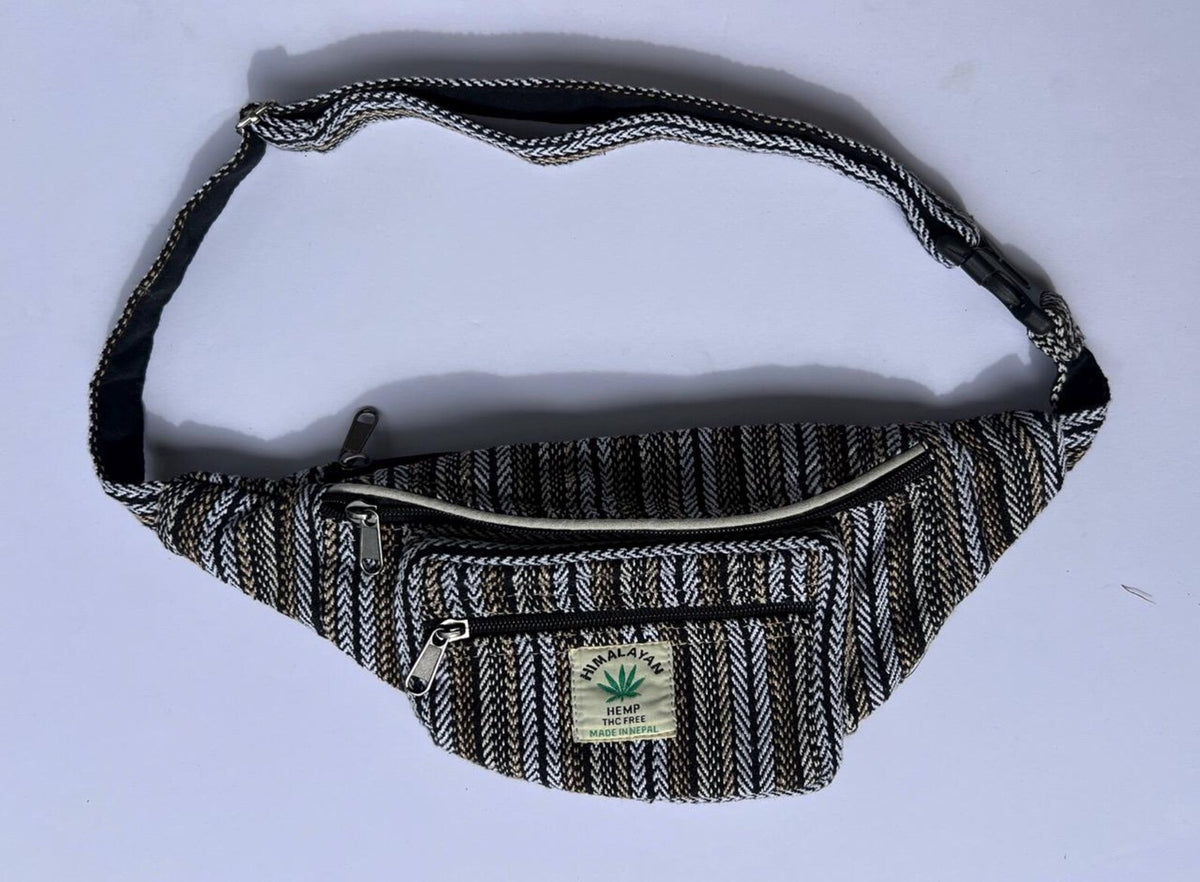 Handcrafted Hemp Fanny Pack | Fair Trade Hip Bag