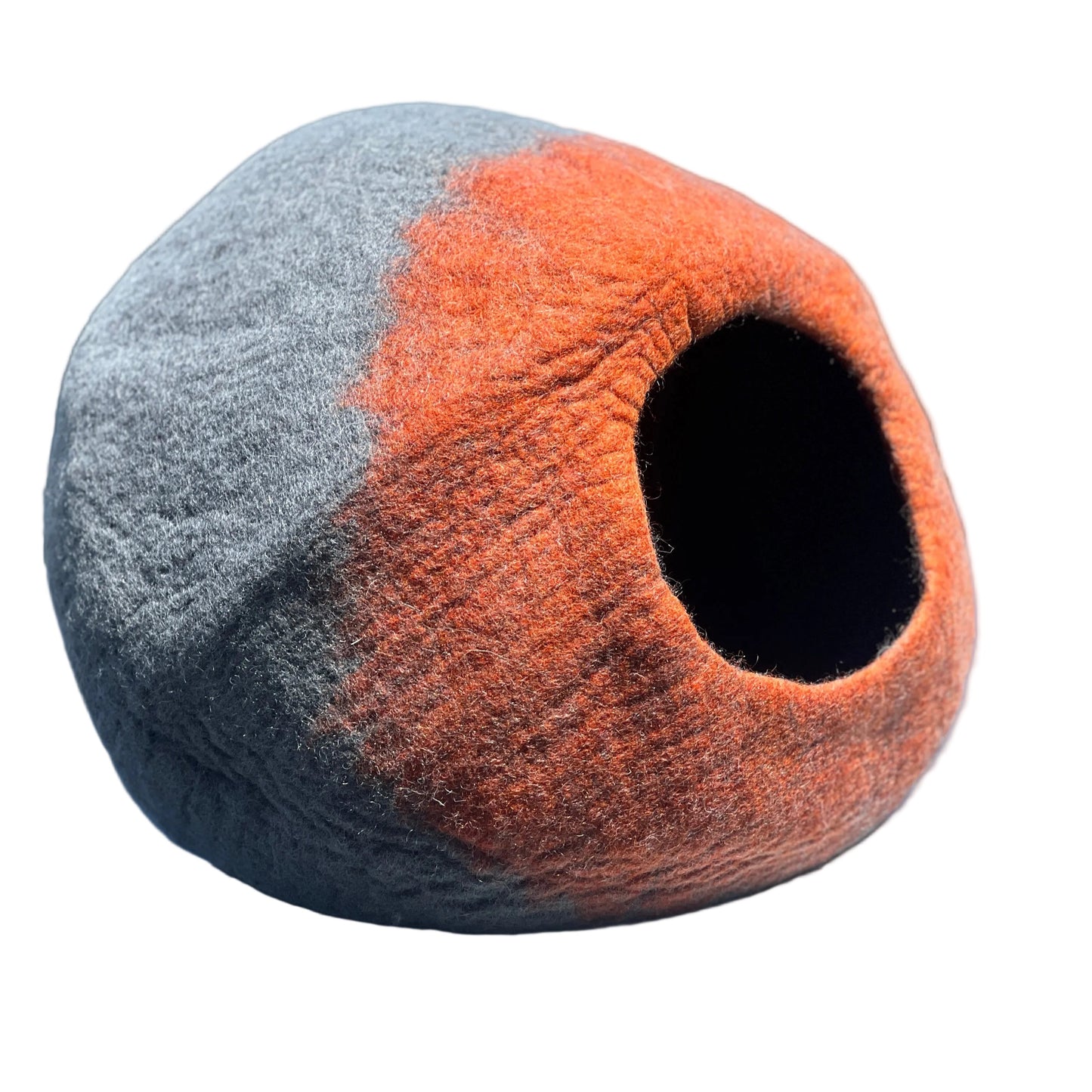 Sunset Glow Felt Cat Cave