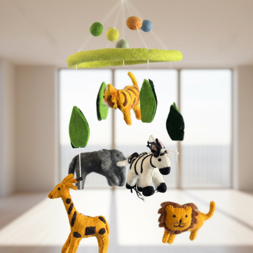 Mixed Animal Cot Mobile