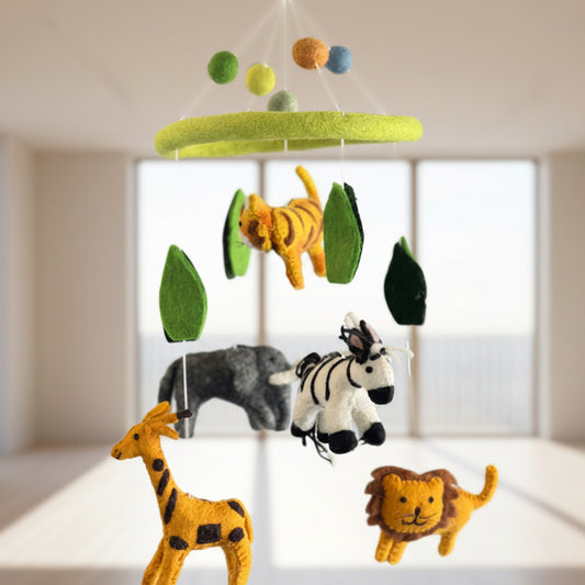 Mixed Animal Cot Mobile