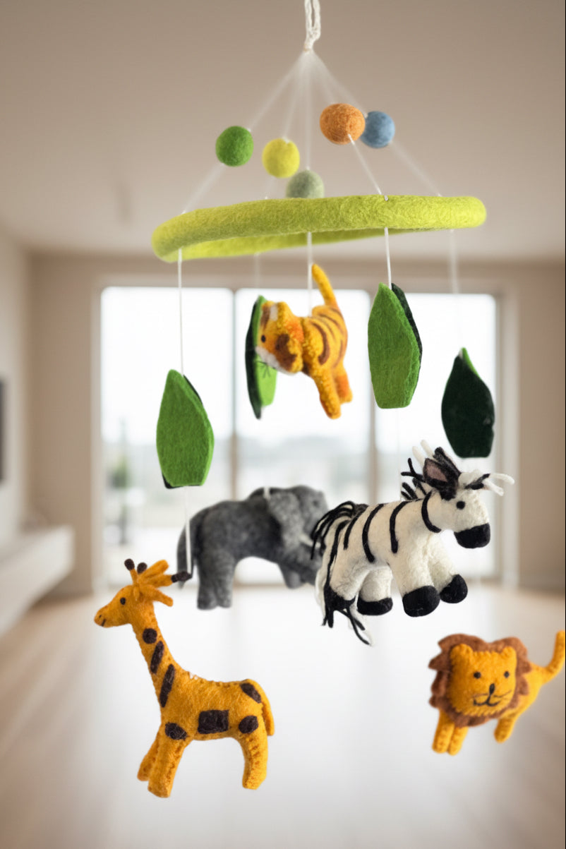Mixed Animal Cot Mobile