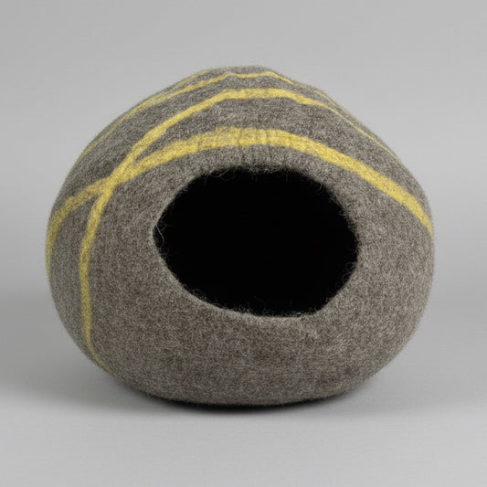 Felt Cat Cave – Golden Stripe Edition