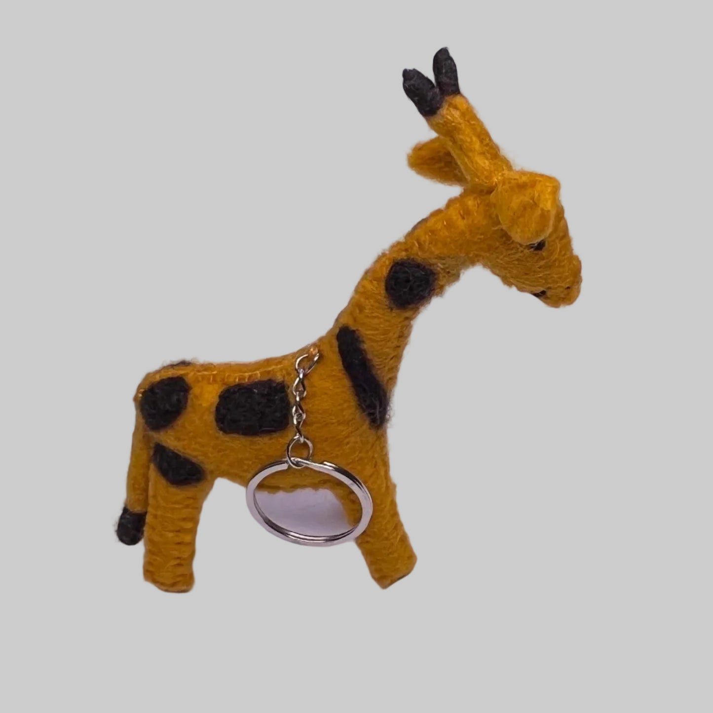 Handmade Felt Mix Animal Keychain