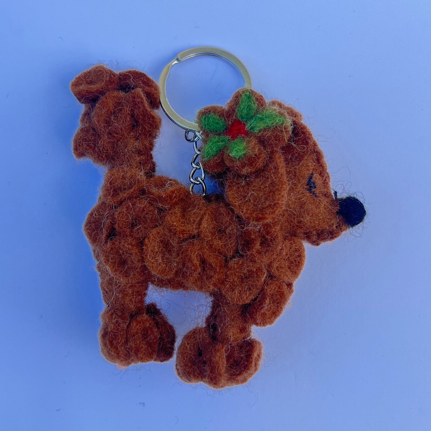 Handmade Felt Mix Animal Keychain