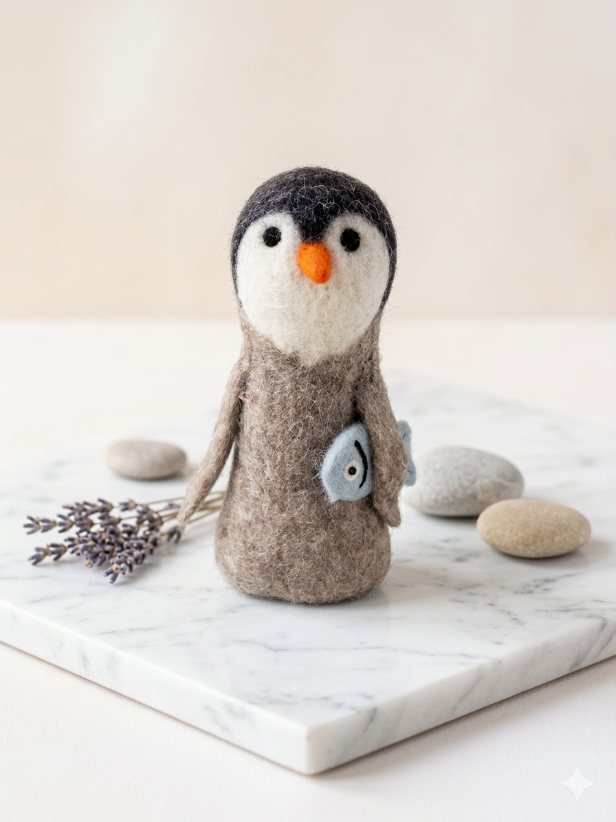 Felt Penguin Egg Warmer