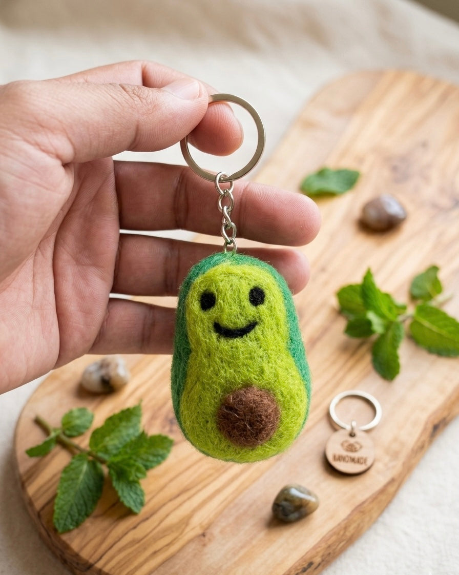 Felt Fruit & Veggie Keychains