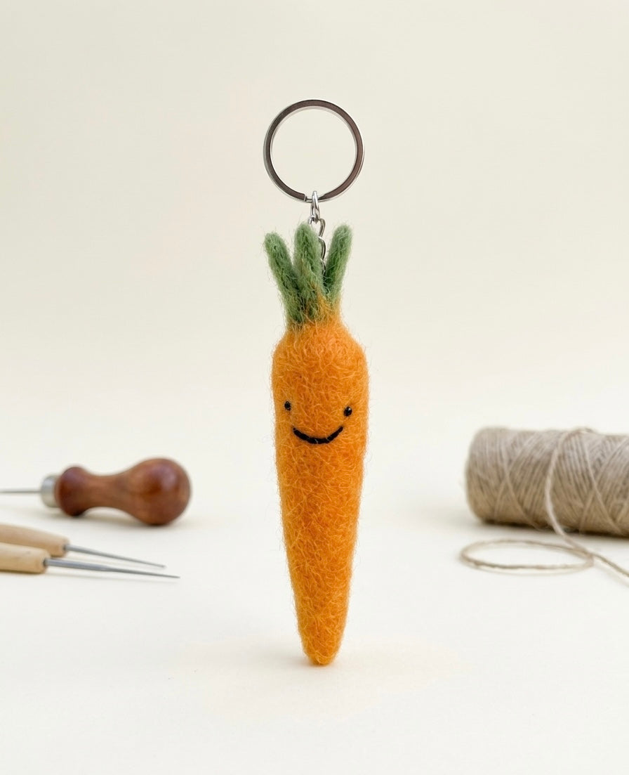 Felt Fruit & Veggie Keychains