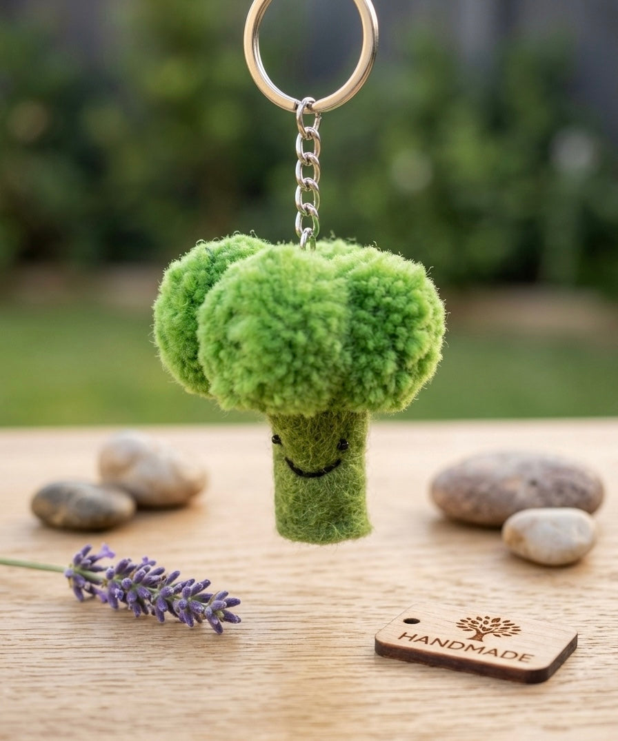 Felt Fruit & Veggie Keychains