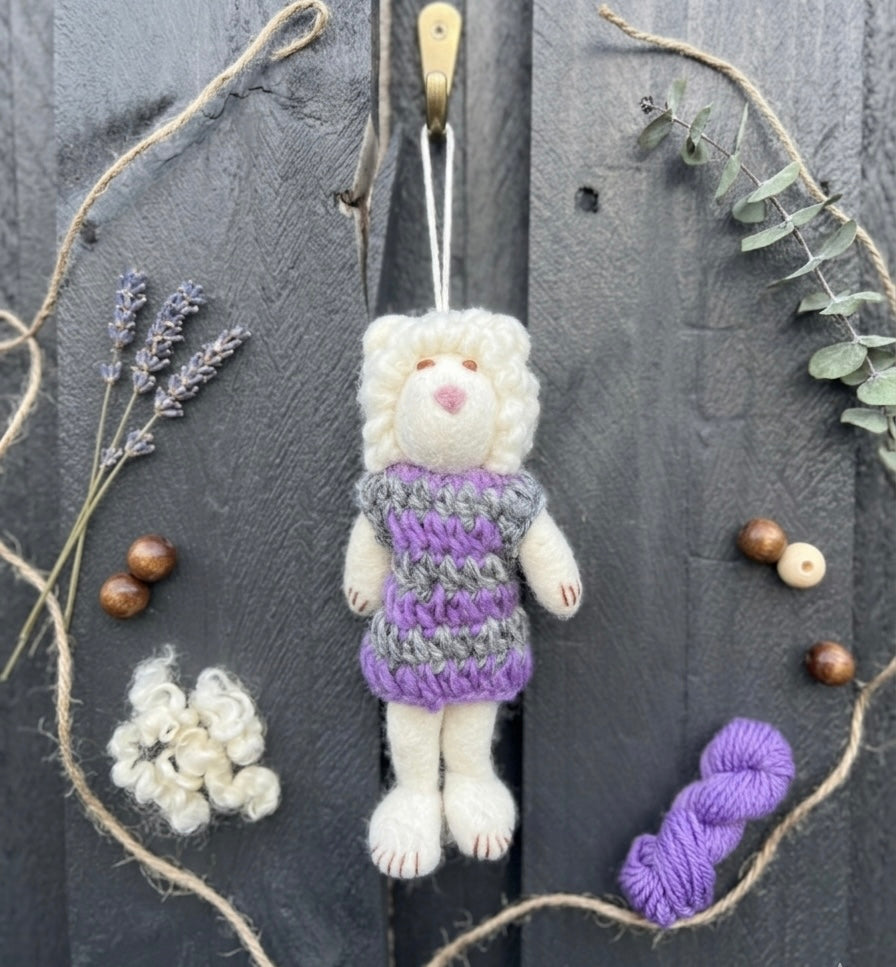 Felt Sheep Ornament