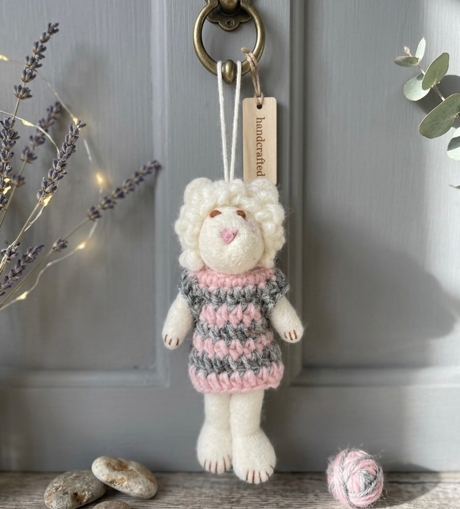 Felt Sheep Ornament