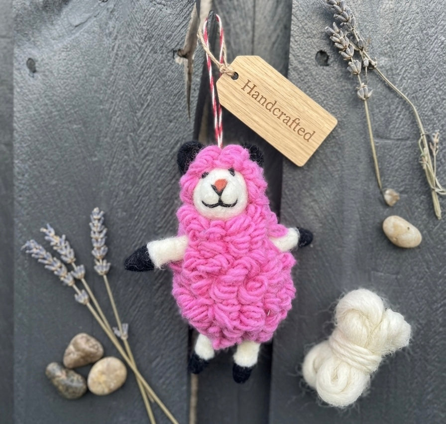 Felt Sheep Ornament