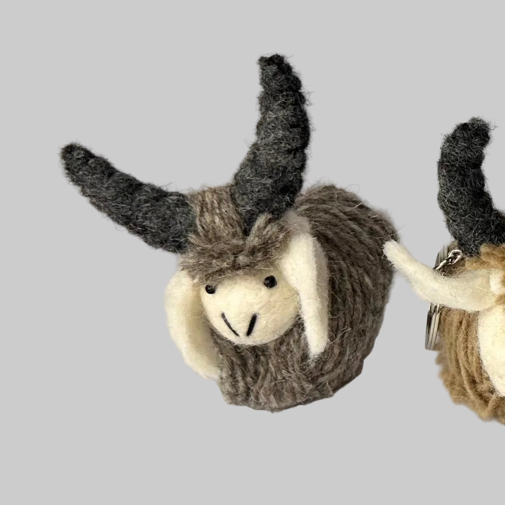 Handmade Felt Mix Animal Keychain