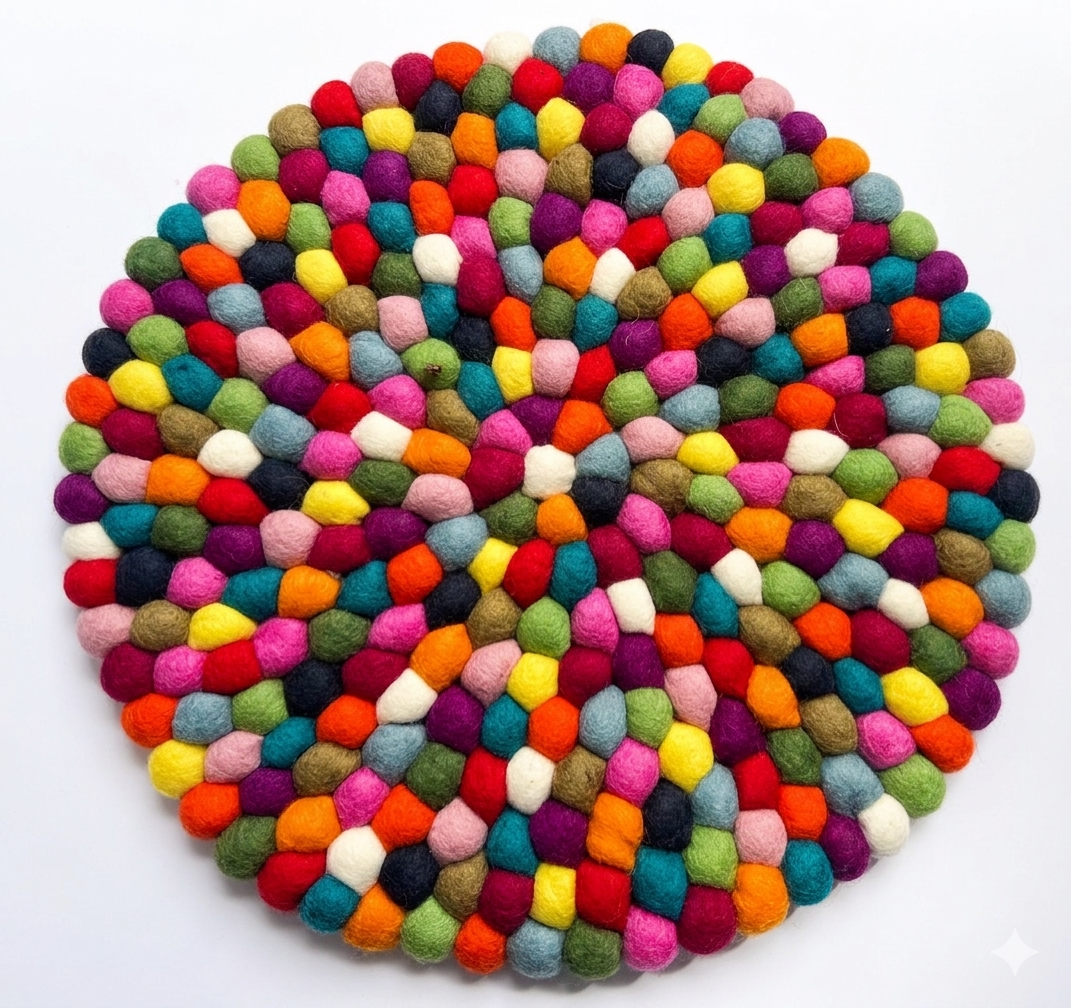 Felt Ball Mat