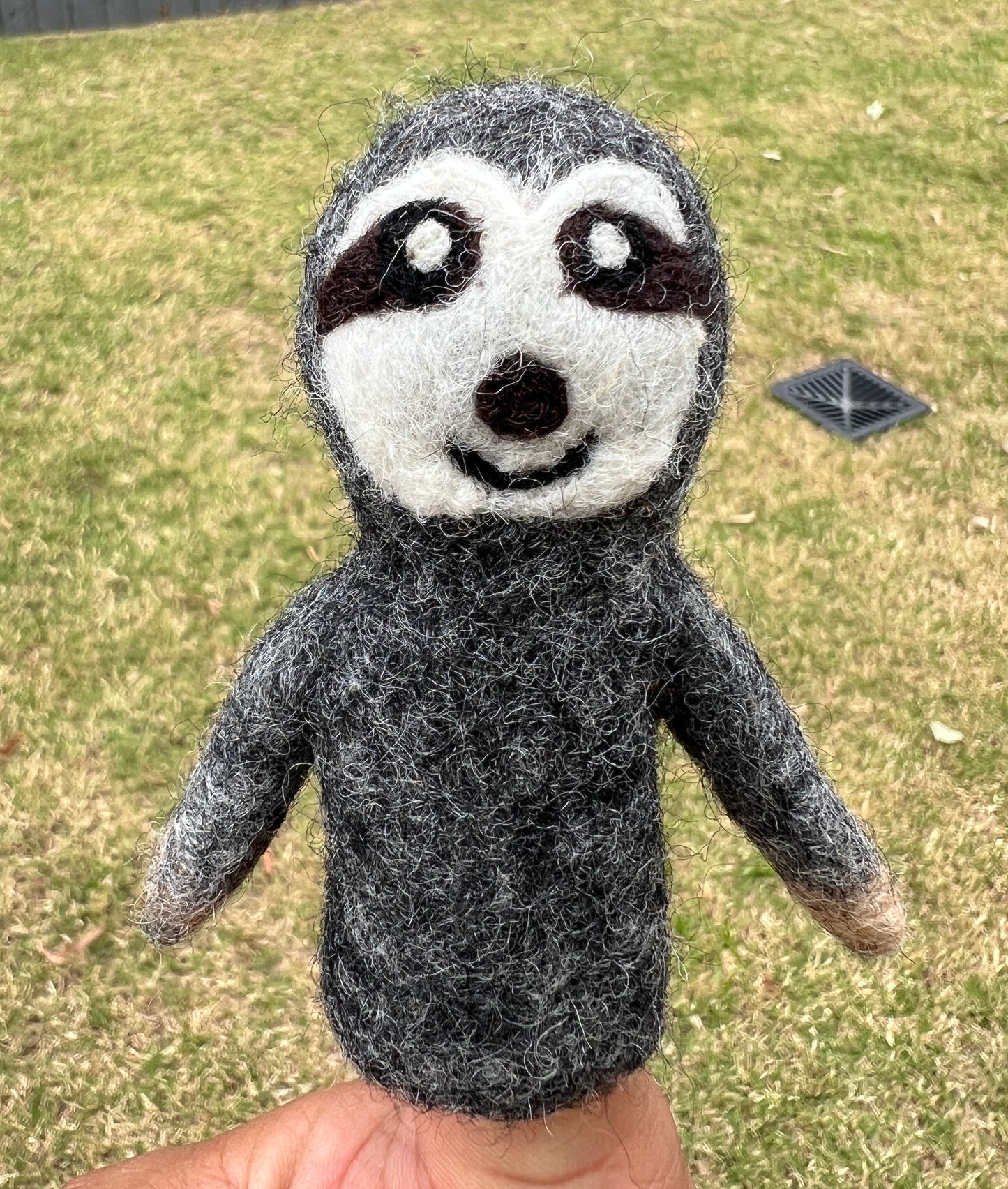 3D Little Zoo Felt Finger Puppet Set