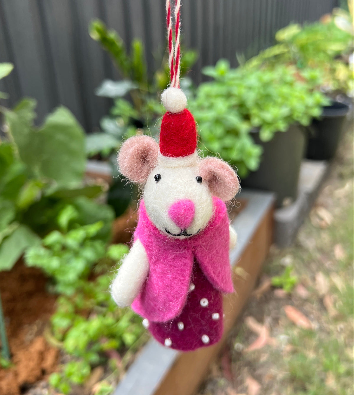 🎄 Festive Felt Sheep Christmas Ornaments