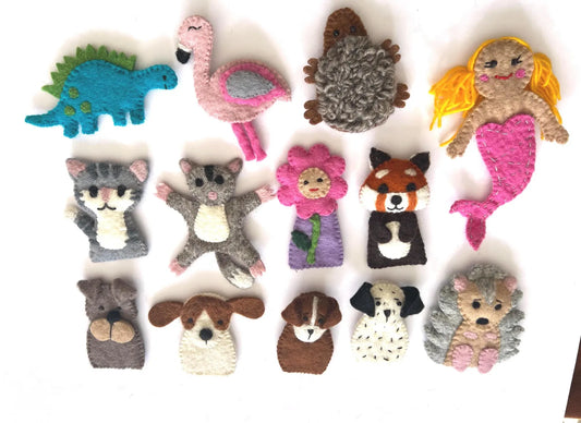 Storytime Felt Finger Puppets