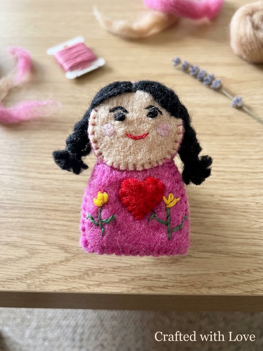 Wool Felt Finger Puppets – Storytelling Toys for Kids