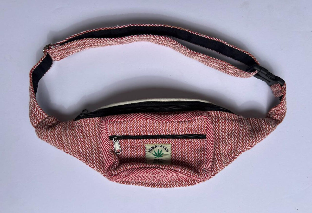 Handcrafted Hemp Fanny Pack | Fair Trade Hip Bag